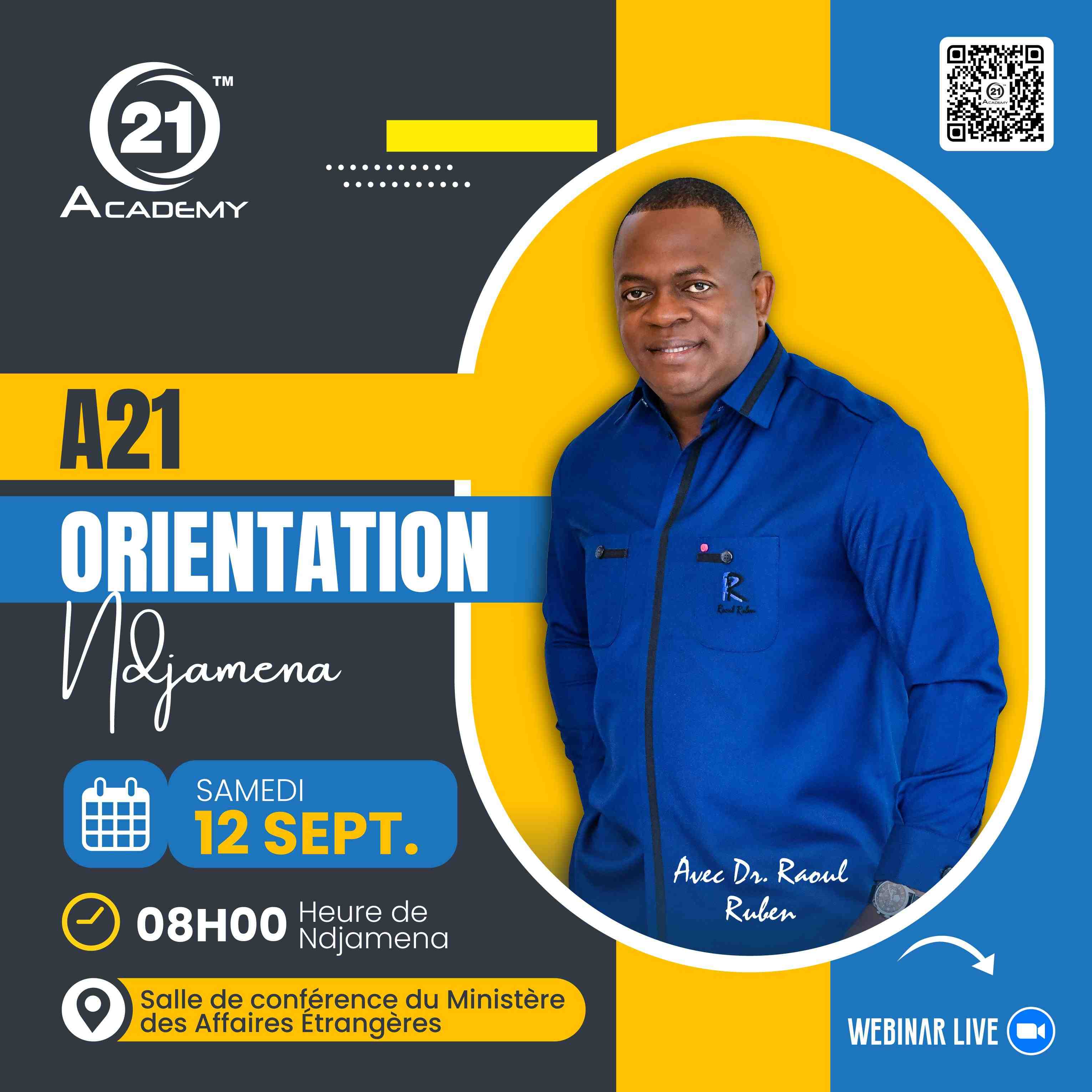 Roul Ruben Njionou | A21 ORIENTATION ARRIVE À NDJAMENA 